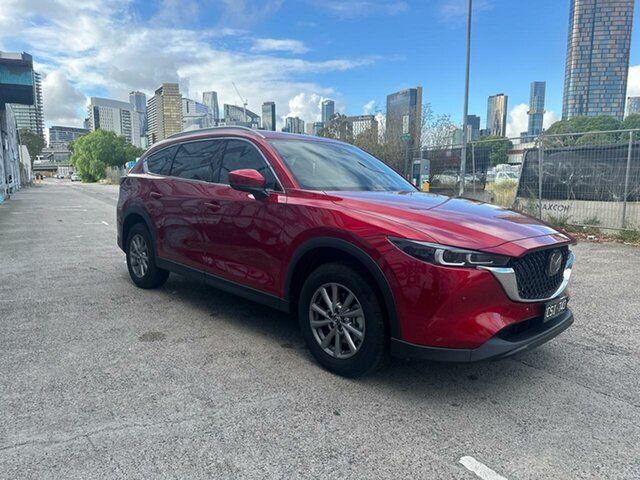 Demo Mazda CX-8 KG2WLA G25 SKYACTIV-Drive FWD Touring South Melbourne, 2023 Mazda CX-8 KG2WLA G25 SKYACTIV-Drive FWD Touring Soul Red Crystal 6 Speed Sports Automatic