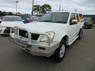 2003 Holden Rodeo White 4 Speed Automatic Dual Cab.