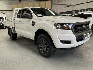 2016 Ford Ranger PX MkII XL 2.2 Hi-Rider (4x2) White 6 Speed Automatic Super Cab Chassis.