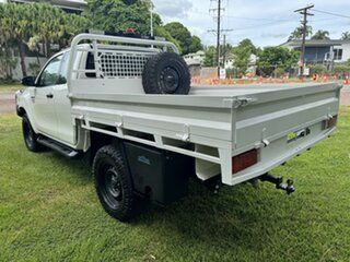 2018 Toyota Hilux GUN126R SR Extra Cab Glacier White 6 Speed Sports Automatic Cab Chassis