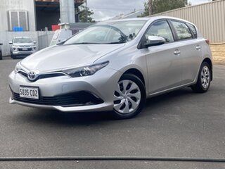 2016 Toyota Corolla ZRE182R MY15 Ascent Silver 7 Speed CVT Auto Sequential Hatchback.