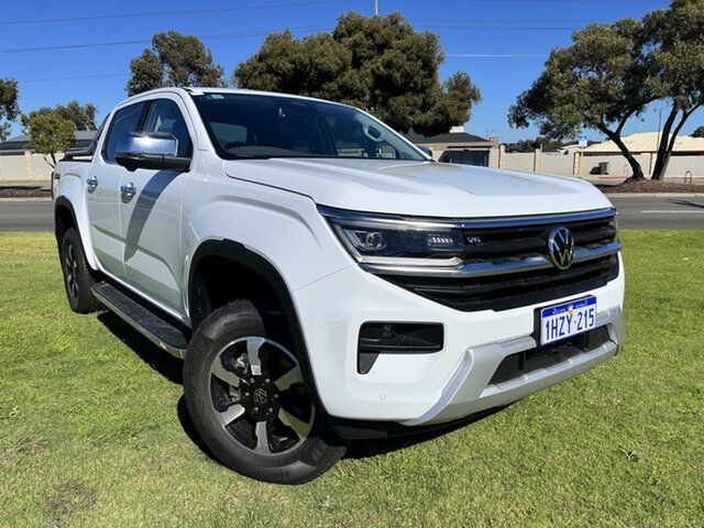 Demo Volkswagen Amarok NF MY23 TDI600 4MOTION Perm Style Wangara, 2023 Volkswagen Amarok NF MY23 TDI600 4MOTION Perm Style Clear White 10 Speed Automatic Utility