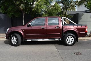 2005 Holden Rodeo RA MY05 LT Crew Cab 4x2 Maroon 4 Speed Automatic Utility.