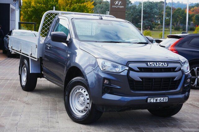 Used Isuzu D-MAX RG MY22 SX 4x2 High Ride Phillip, 2022 Isuzu D-MAX RG MY22 SX 4x2 High Ride Grey 6 Speed Manual Cab Chassis