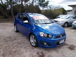 2012 Holden Barina TM MY13 CDX Blue 6 Speed Automatic Hatchback.