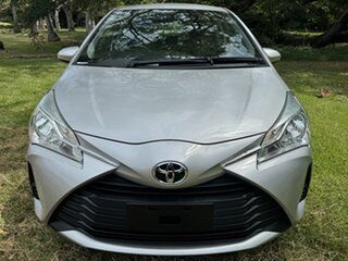 2019 Toyota Yaris NCP130R Ascent Silver Pearl 4 Speed Automatic Hatchback.
