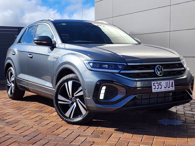 Used Volkswagen T-ROC D11 MY23 140TSI DSG 4MOTION R-Line Toowoomba, 2022 Volkswagen T-ROC D11 MY23 140TSI DSG 4MOTION R-Line Grey 7 Speed Sports Automatic Dual Clutch