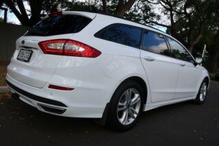 2016 Ford Mondeo MD Ambiente White 6 Speed Sports Automatic Dual Clutch Wagon.