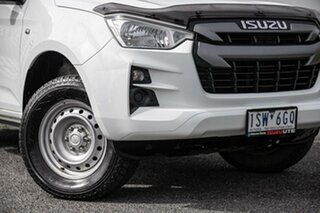 2020 Isuzu D-MAX RG MY21 SX Crew Cab White 6 Speed Sports Automatic Cab Chassis.