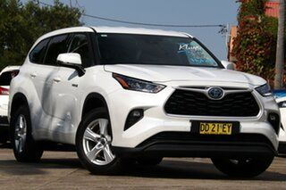 2021 Toyota Kluger Axuh78R GX eFour Frosted White 6 Speed Constant Variable Wagon.