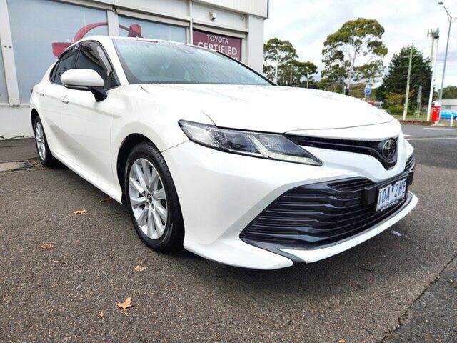 Pre-Owned Toyota Camry ASV70R Ascent Ferntree Gully, 2018 Toyota Camry ASV70R Ascent Glacier White 6 Speed Sports Automatic Sedan