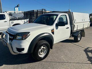 2010 Ford Ranger PK XL Hi-Rider (4x2) White 5 Speed Manual Cab Chassis.