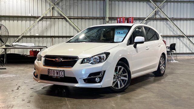 Used Subaru Impreza G4 MY15 2.0i Lineartronic AWD Premium Rocklea, 2015 Subaru Impreza G4 MY15 2.0i Lineartronic AWD Premium White 6 Speed Constant Variable Hatchback