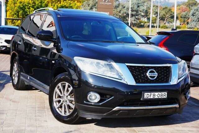 Used Nissan Pathfinder R52 MY15 ST-L X-tronic 2WD Phillip, 2016 Nissan Pathfinder R52 MY15 ST-L X-tronic 2WD Black 1 Speed Constant Variable Wagon