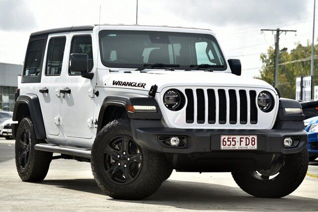 Used Jeep Wrangler JL MY23 Unlimited Night Eagle Aspley, 2022 Jeep Wrangler JL MY23 Unlimited Night Eagle White 8 Speed Automatic Hardtop
