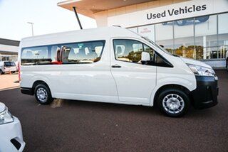 2020 Toyota HiAce GDH322R Commuter High Roof Super LWB French Vanilla 6 Speed Sports Automatic Bus
