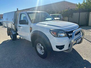 2010 Ford Ranger PK XL Hi-Rider (4x2) White 5 Speed Manual Cab Chassis