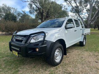 2016 Isuzu D-MAX MY15 SX Crew Cab White 5 Speed Sports Automatic Cab Chassis