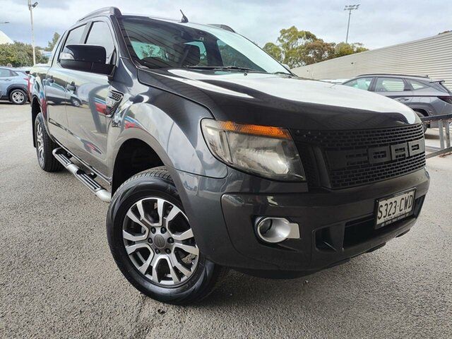 Used Ford Ranger PX Wildtrak Double Cab Elizabeth, 2014 Ford Ranger PX Wildtrak Double Cab Grey 6 Speed Sports Automatic Utility