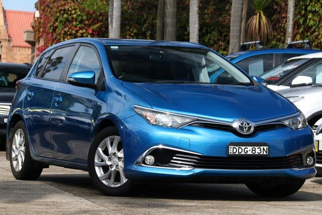 Used Toyota Corolla ZRE182R MY15 Ascent Sport Mosman, 2016 Toyota Corolla ZRE182R MY15 Ascent Sport Blue Gem 6 Speed Manual Hatchback
