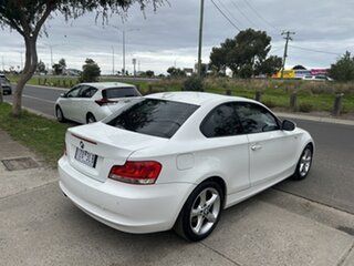 2012 BMW 120i E82 MY12 White 6 Speed Automatic Coupe