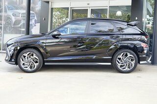2024 Hyundai Kona SX2.V1 MY24 Premium 2WD N Line Abyss Black 1 Speed Constant Variable Wagon.