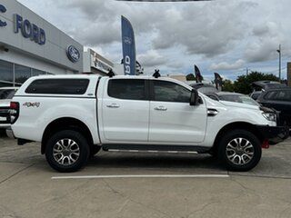 2017 Ford Ranger PX MkII 2018.00MY XLT Double Cab White 6 Speed Manual Utility.