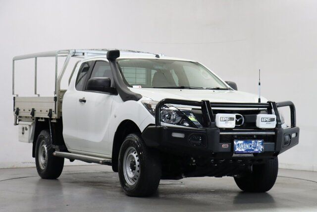 Used Mazda BT-50 UR0YG1 XT Freestyle Victoria Park, 2017 Mazda BT-50 UR0YG1 XT Freestyle White 6 Speed Sports Automatic Cab Chassis