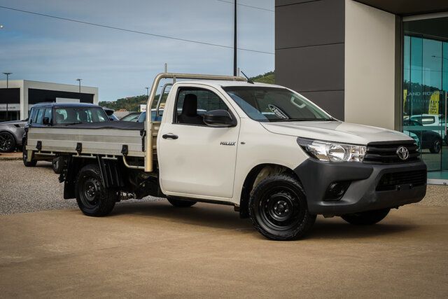 Used Toyota Hilux TGN121R Workmate 4x2 Townsville, 2018 Toyota Hilux TGN121R Workmate 4x2 6 Speed Sports Automatic Cab Chassis