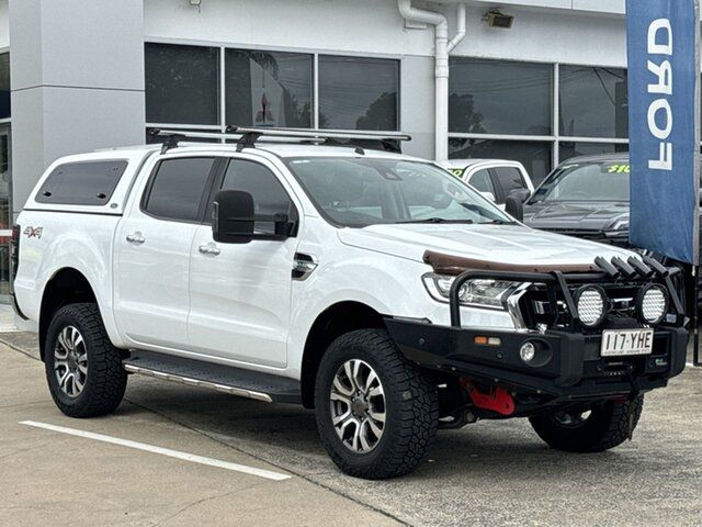 Used Ford Ranger PX MkII 2018.00MY XLT Super Cab Beaudesert, 2017 Ford Ranger PX MkII 2018.00MY XLT Super Cab White 6 Speed Manual Utility