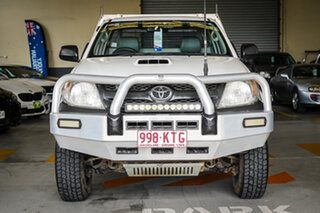 2007 Toyota Hilux KUN26R MY08 SR White 4 Speed Automatic Cab Chassis.