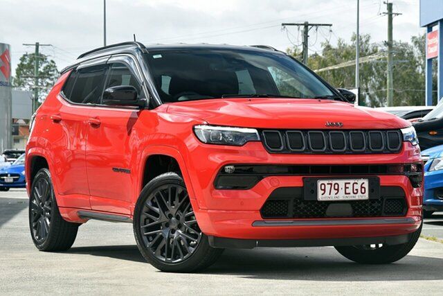 Used Jeep Compass M6 MY22 Limited Aspley, 2022 Jeep Compass M6 MY22 Limited Red 9 Speed Automatic Wagon