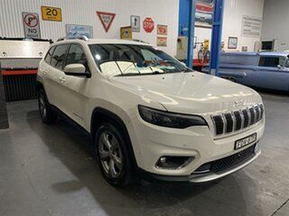 2019 Jeep Cherokee KL MY19 Limited (4x4) White 9 Speed Automatic Wagon.