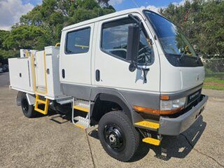 2001 Mitsubishi Canter 4x4 Fire Truck Only 22,867 Kms White Dual Cab 4.2l.