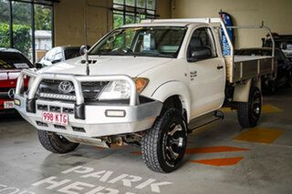 2007 Toyota Hilux KUN26R MY08 SR White 4 Speed Automatic Cab Chassis