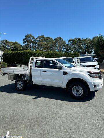 Used Ford Ranger PX MkIII 2019.00MY XL Hi-Rider Acacia Ridge, 2019 Ford Ranger PX MkIII 2019.00MY XL Hi-Rider White 6 speed Automatic Super Cab Chassis