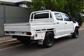 2015 Toyota Hilux KUN26R MY14 SR Double Cab White 5 Speed Automatic Cab Chassis