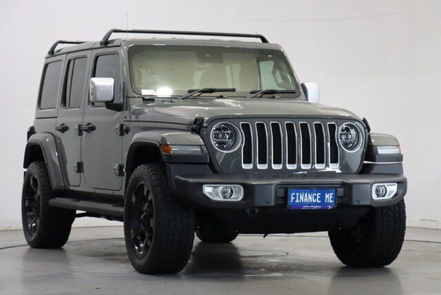 Used Jeep Wrangler JL MY20 Unlimited Overland Victoria Park, 2019 Jeep Wrangler JL MY20 Unlimited Overland Sting Grey 8 Speed Automatic Hardtop