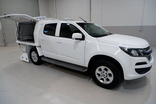 2017 Holden Colorado RG MY18 LS Crew Cab 4x2 White 6 Speed Sports Automatic Cab Chassis