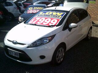 2011 Ford Fiesta WT CL White 5 Speed Manual Hatchback.