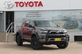 2022 Toyota Hilux GUN126R Rogue Double Cab Oxide Bronze 6 Speed Sports Automatic Utility.