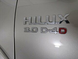 2011 Toyota Hilux KUN26R MY10 SR5 Silver 4 Speed Automatic Utility