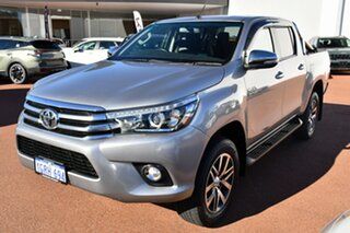 2017 Toyota Hilux GUN126R SR5 Double Cab Silver 6 Speed Sports Automatic Utility.
