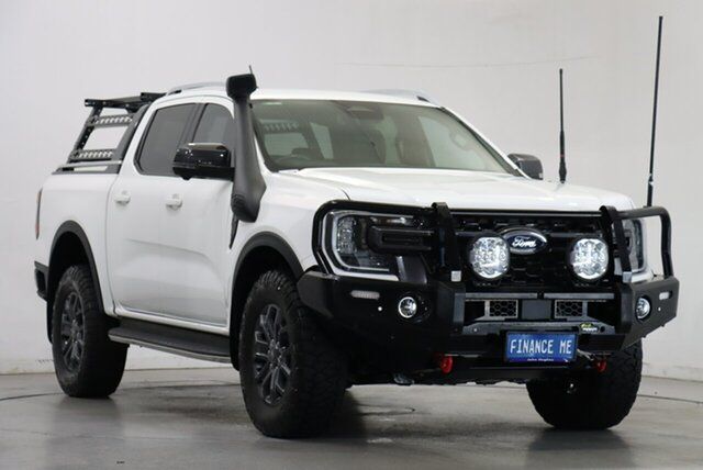 Used Ford Ranger PY 2022MY Wildtrak Victoria Park, 2022 Ford Ranger PY 2022MY Wildtrak Arctic White 10 Speed Sports Automatic Double Cab Pick Up