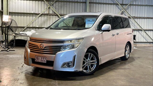 Used Nissan Elgrand PE52 Highway Star Premium Rocklea, 2010 Nissan Elgrand PE52 Highway Star Premium White 6 Speed Constant Variable Wagon