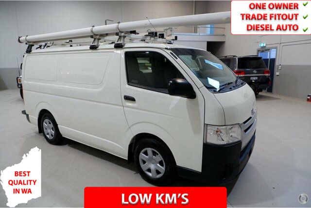 Used Toyota HiAce KDH201R LWB Kenwick, 2017 Toyota HiAce KDH201R LWB White 4 Speed Automatic Van