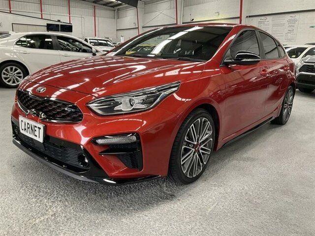 Used Kia Cerato BD MY19 GT Safety Pack Smithfield, 2019 Kia Cerato BD MY19 GT Safety Pack Orange 7 Speed Auto Dual Clutch Hatchback