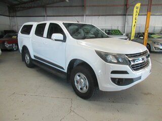 2019 Holden Colorado RG MY19 LS Crew Cab 4x2 White 6 Speed Sports Automatic Cab Chassis.