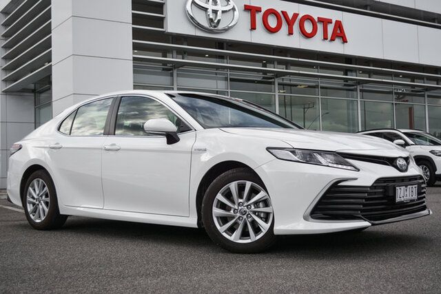 Pre-Owned Toyota Camry Axvh70R Ascent South Morang, 2023 Toyota Camry Axvh70R Ascent Glacier White 6 Speed Constant Variable Sedan Hybrid