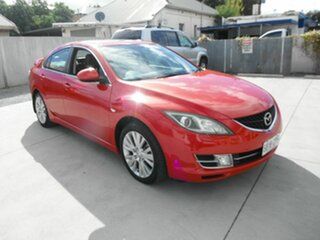 2008 Mazda 6 GH Luxury Red 5 Speed Auto Activematic Hatchback.